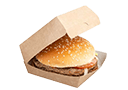 Коробка и обертка для гамбургера