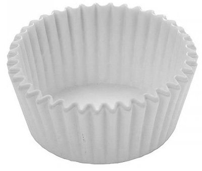 Бумажная форма для пирожных, круглая, диаметр 30 мм, высота 18 мм, белая, 1000 штук