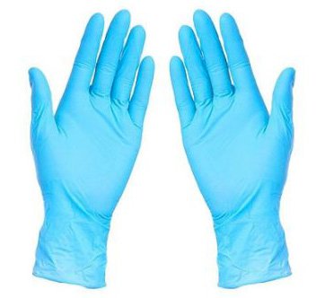 Перчатки нитриловые ZP Classic Nitrile, размер L, голубые, 100 штук