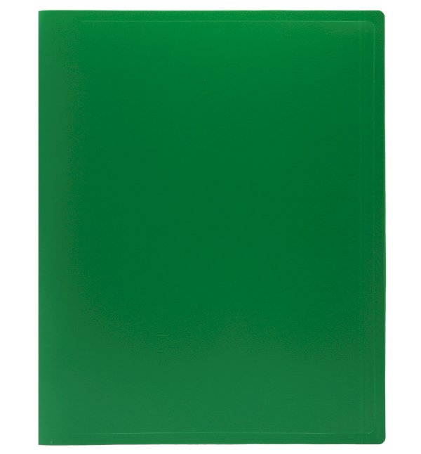 Папка с 30 файлами Workmate 15 мм, А4, 500 мкм, зеленая - фото №1