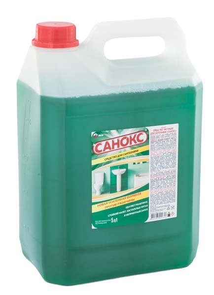 Чистящее средство для сантехники Санокс, 5 литров 