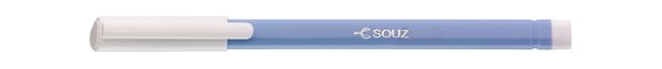 Ручка шариковая Союз, синяя, диаметр шарика 0,7 мм, толщина письма 0,5 мм, трехгранная, 40 штук