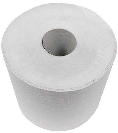 Полотенца бумажные с центральной вытяжкой, 1-слойные, белые, 300 м, 6 рулонов в упаковке