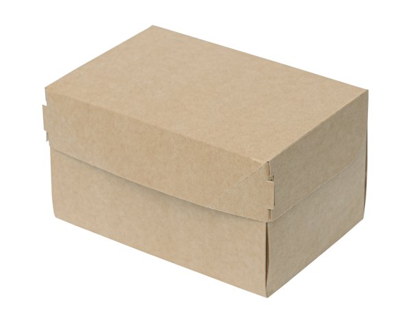 Коробка для пирожных Оригамо, 150х100х85 мм, крафт, 150 штук - фото №1