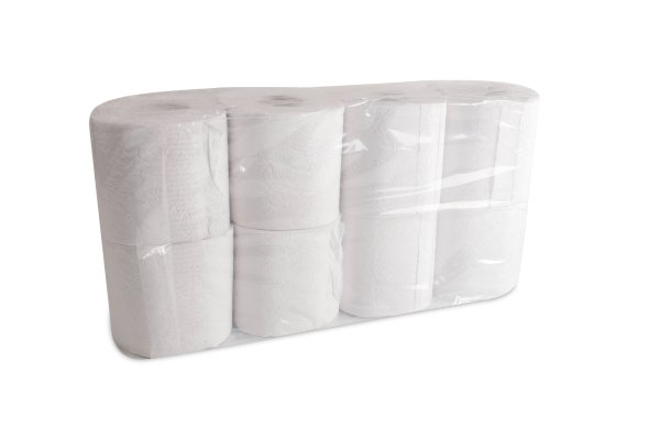 Туалетная бумага Veiro Professional Comfort T207, 2-слойная, 25 метров, белая, 8 рулонов в упаковке