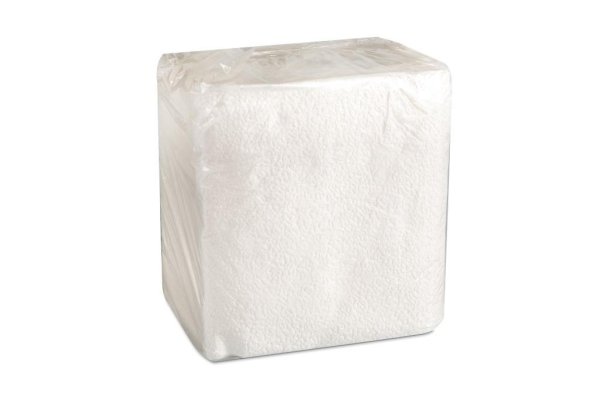 Салфетки бумажные 24х24 см, 1-слойные, белые, 85 листов в упаковке, в коробке 50 упаковок