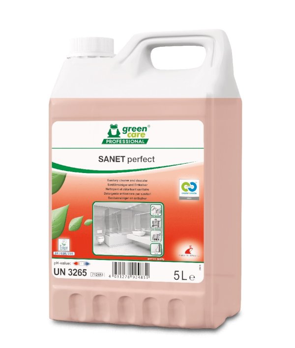 Эко средство для уборки санитарных зон green care PROFESSIONAL Sanet perfect, 5 л, в упаковке 2 штуки
