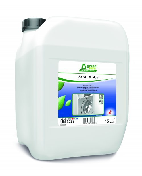 Щелочной усилитель для стирки green care PROFESSIONAL System alca, 15 литров