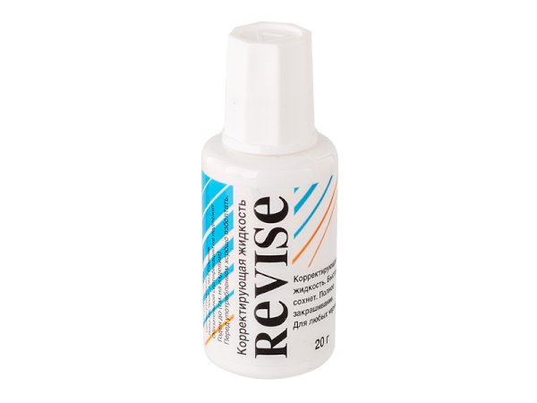 Корректирующая жидкость «ReVise», быстросохнущая, 20 мл, на спиртовой основе, 10 шт. в упаковке