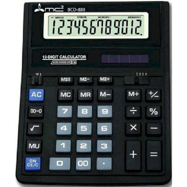 Калькулятор МС2 BCD-888, 12-разрядный, бухгалтерский