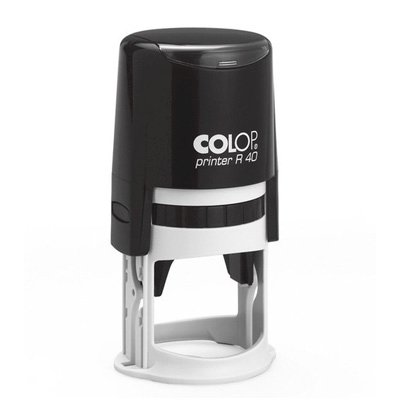 Оснастка для печати Colop, пластиковый корпус, в боксе, черный корпус, d=40 мм, Printer R40+Box - фото №1