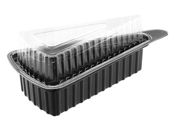 Крышка для контейнера для кусочка торта, 176х95,5х63,7 мм, прозрачный, 800 штук в коробке