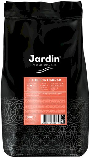 Кофе в зернах Jardin Ethiopia Harrar 1 кг