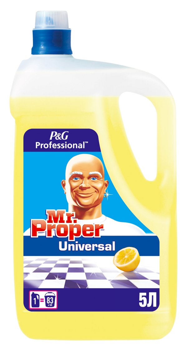 Универсальное профессиональное моющее средство Mr. Proper, 5 л