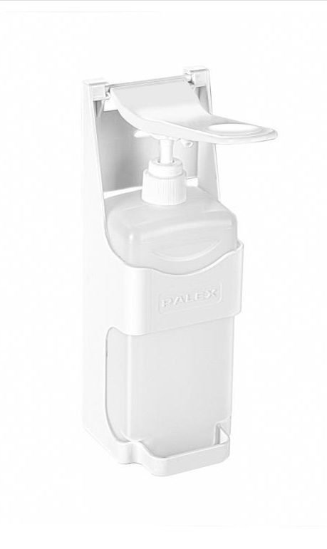Диспенсер Palex для жидкого мыла и дезинфицирующего средства локтевой, 1л, пластик