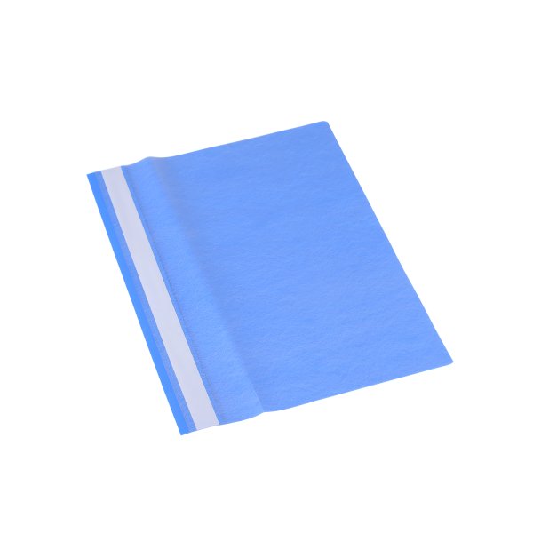 Папка-скоросшиватель, А4, 160 мкм, пластик, синяя - фото №1