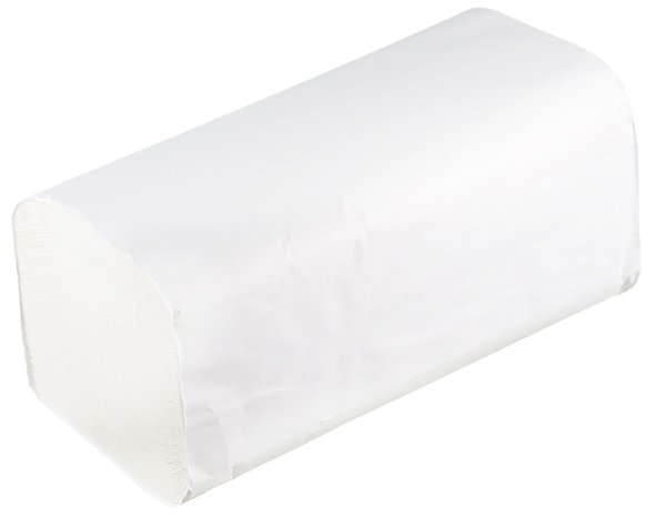 Полотенца бумажные V-сложения, 1-слойные, 250 листов, белые, 20 упаковок в коробке