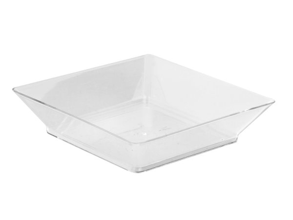 Форма Малая тарелка, 65х65 мм, 45 мл, прозрачная, PS, в упаковке 25 штук, в коробке 750 штуки