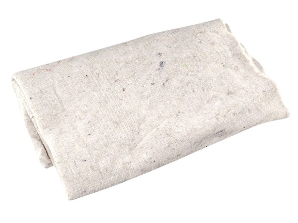 Ткань для пола нетканая (холстопрошивное полотно белое), плотность 200 г/м2, ширина 80 см, 50 м в рулоне