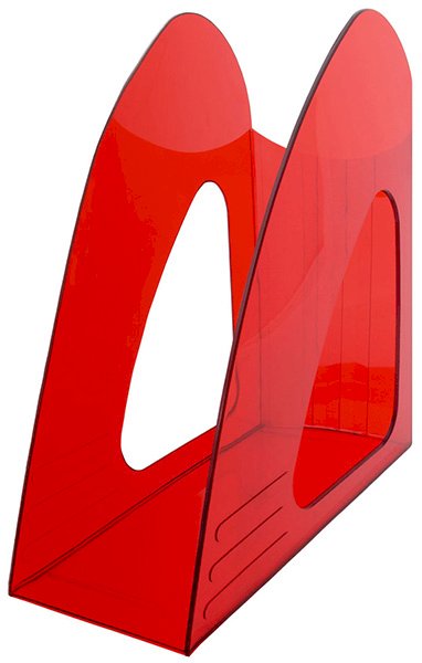 Лоток вертикальный Workmate Office Line, 9 см, прозрачно-красный