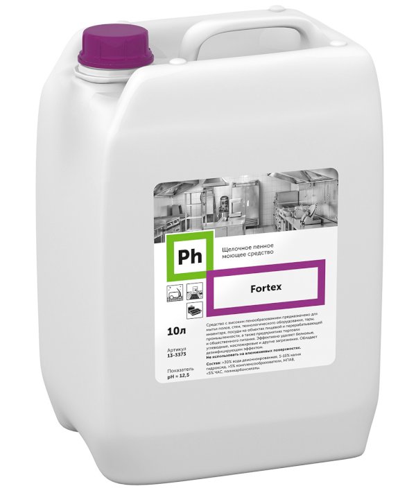 Ph Fortex Щелочное пенное моющее средство, 10 литров
