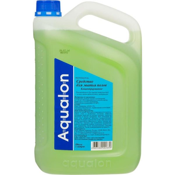 Средство концентрированное для мытья полов Aqualon, 5 л *4
