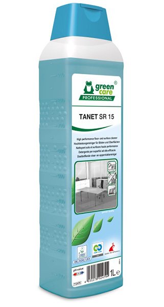 Эко средство для уборки полов и поверхностей green care PROFESSIONAL Tanet Sr 15, 1 литр, в упаковке 10 штук