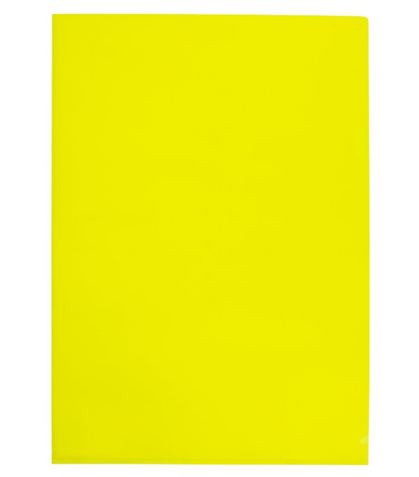 Папка-уголок Workmate А4, 180 мкм, желтая