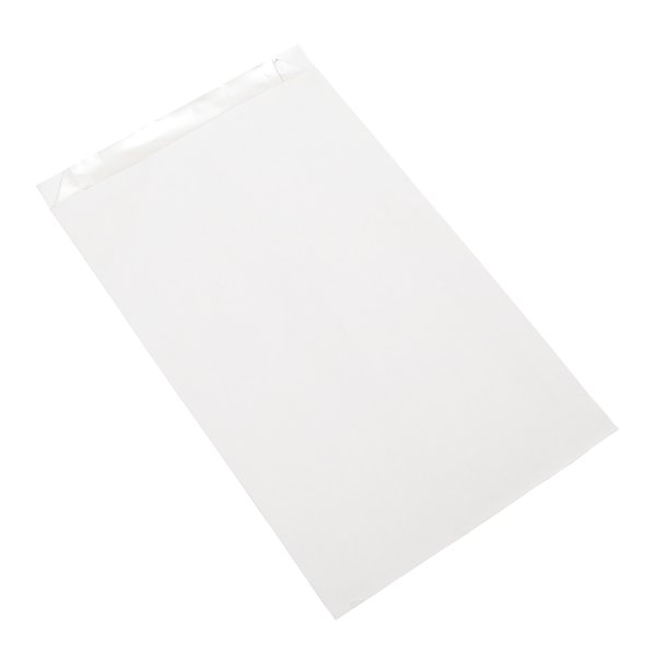 Пакет для кур бумажный, 200х50х330 мм, фольгированная бумага, белый, 100 штук