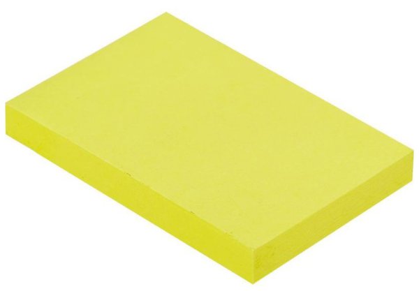 Блок самоклеящийся Workmate, 51х76 мм, 100 листов, неоново-жёлтый, 12 штук