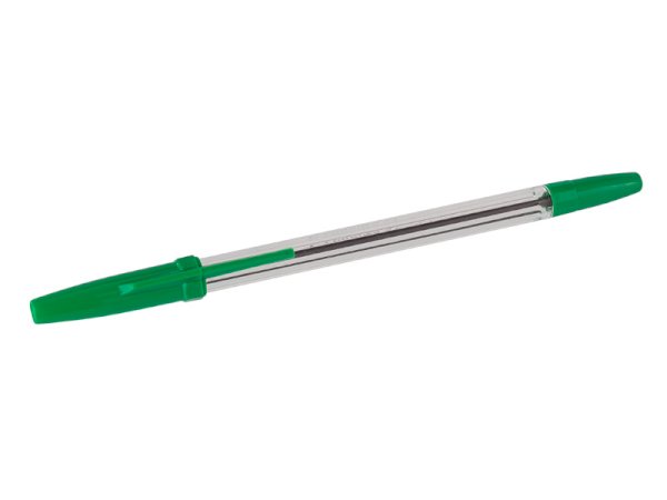 Ручка шариковая Corvina, зеленая, 0,7 мм - фото №1