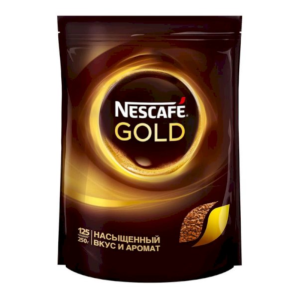 Кофе растворимый Nescafe Gold пакет 250 г