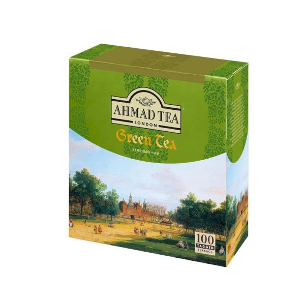 Чай зеленый Ahmad Green Tea 100 пак/упак