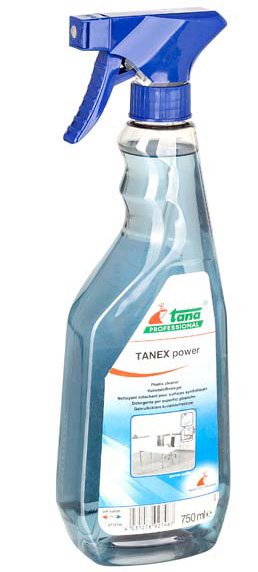 Чистящее средство для пластиковых поверхностей TANA Tanex power, 750 мл, в упаковке 10 штук