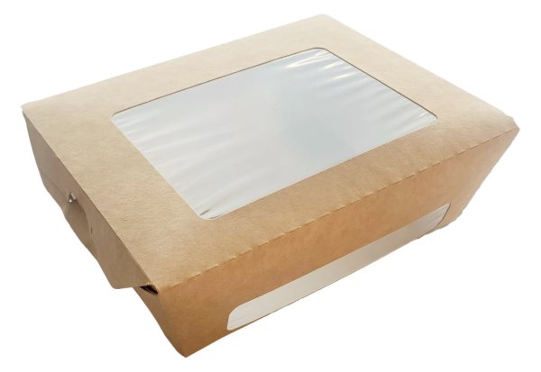 Упаковка Оригамо, 150х115х50, 600 мл, с прозрачным окном, 350 штук
