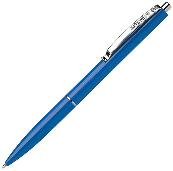 Ручка шариковая автоматическая Schneider K15, синяя, 1 мм, корпус синий, 50 штук