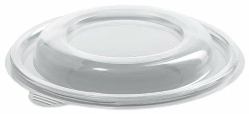 Крышка для круглого контейнера, диаметр 145 мм, прозрачная, 480 штук - фото №1