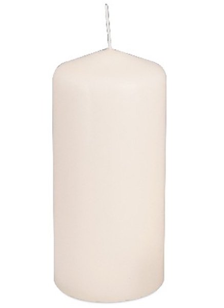Свечи Pap Star столбик, диаметр 6 см, высота 13 см, кремовые, 10 штук