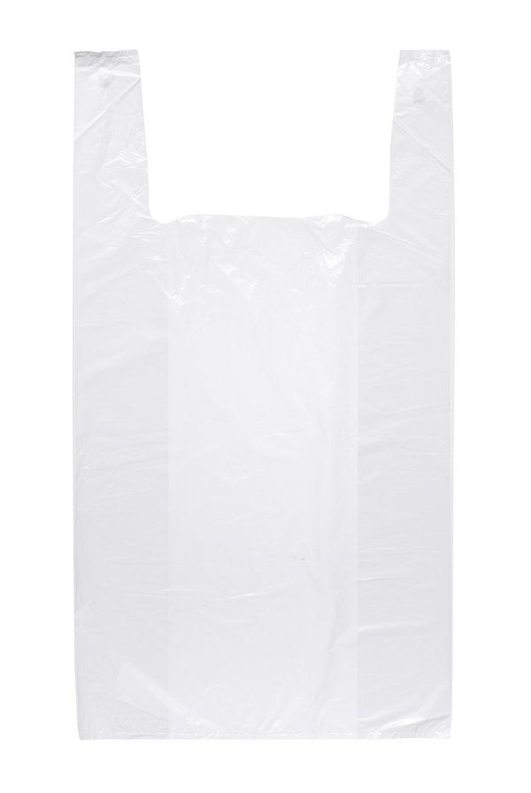 Пакет-майка, 30+15х55 см, 15 мкм, ПНД, белый, 2000 штук в коробке