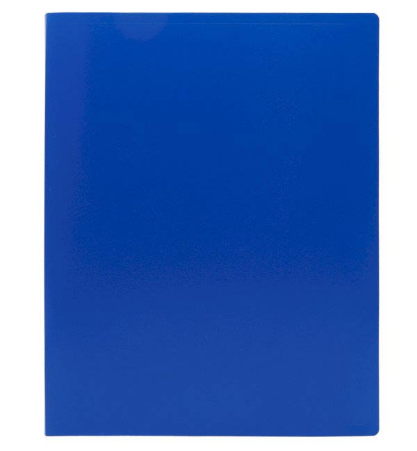 Папка с 20 файлами Workmate 15 мм, А4, 500 мкм, синяя - фото №1