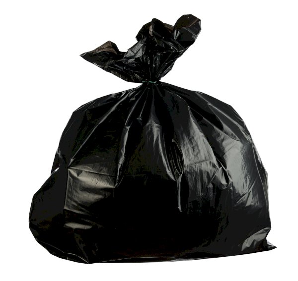 Мешки для мусора, ПВД, 125х125 см, 45 мкм, 300 литров, черные, 50 штук - фото №1
