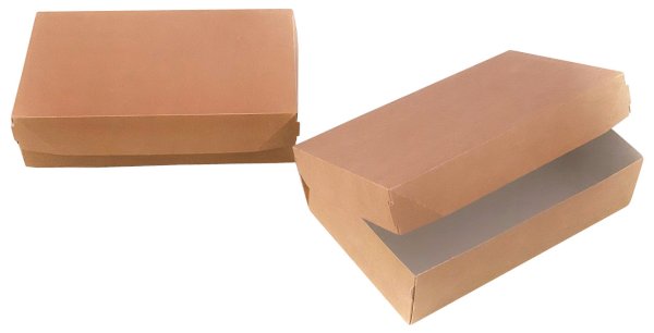 Упаковка Оригамо 230х140х60 мм, 1900 мл, быстросборная, склеенная, в упаковке 125 штук