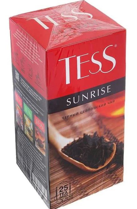 Tess Цейлон, 2 г х 25 пакетов, чай пакетированный, черный