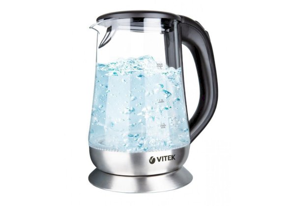 Чайник электрический Vitek VT-7036, 2200 Вт, стекло