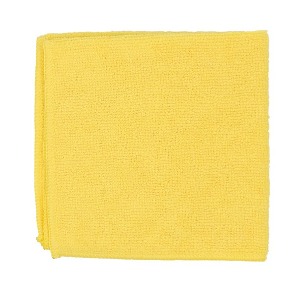 Салфетка из микрофибры 30х30 см, 180 г/м2, желтая - фото №1