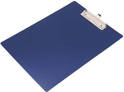 Планшет с зажимом Workmate, А4, пластик, синий, 45 штук