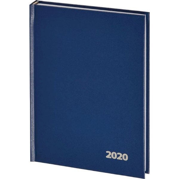 Ежедневник А5, датированный 2020, синий, 176 листов