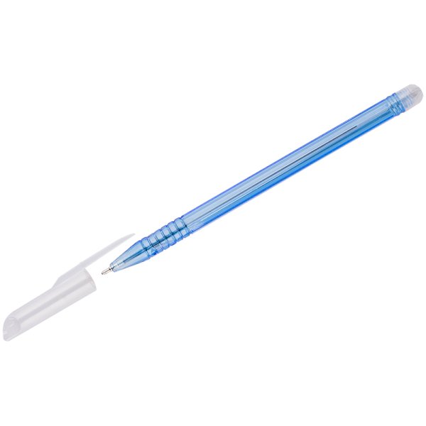 Ручка шариковая синяя, 0,7 мм, на масляной основе - фото №1
