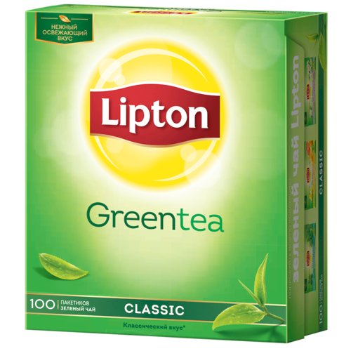 Чай зеленый Lipton 100 пак/упак