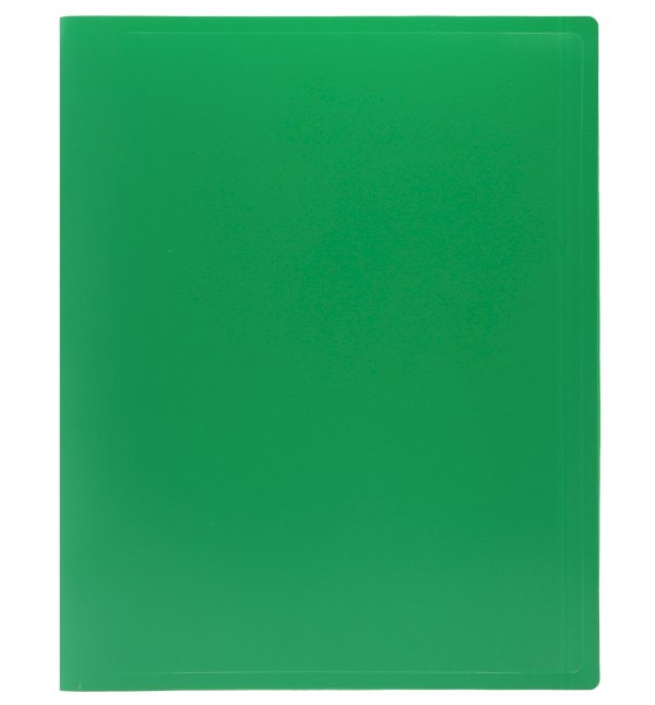 Папка на 4-х кольцах Workmate А4, 27 мм, 45 мкм, зеленый - фото №1